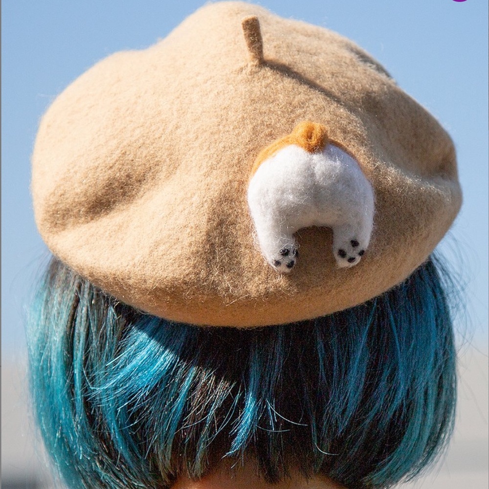 Nayo The Corgi Beret